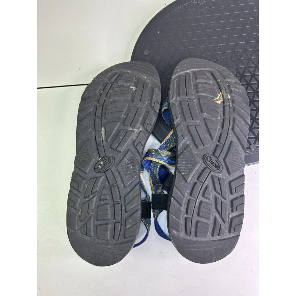 Chaco Z/2 Sandals Women's Sz  11W National Park Foundation Edition Blue/Gold